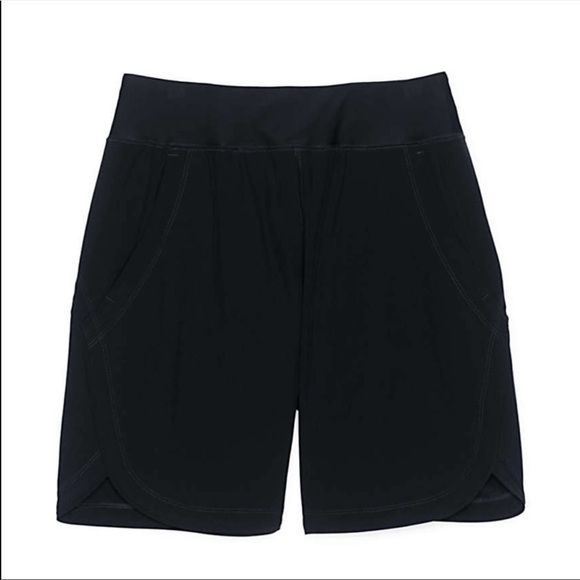 NWOT Lands End swim Shorts black - Picture 2 of 5